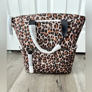 Chelsea Spotted Leopard Large Convertible Backpack